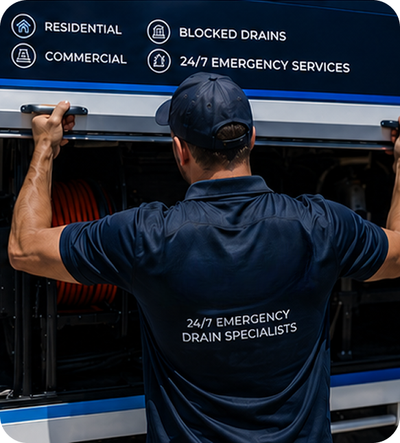 Licensed blocked drain plumber servicing a Marrickville home